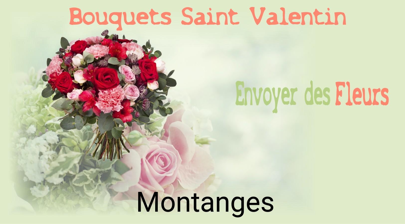 Roses de Saint-Valentin livrées à Montanges
